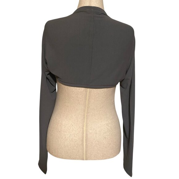 BRAND NEW! CAbi Ballet Arm Warmer / Shrug Grey Size Large - Picture 3 of 12